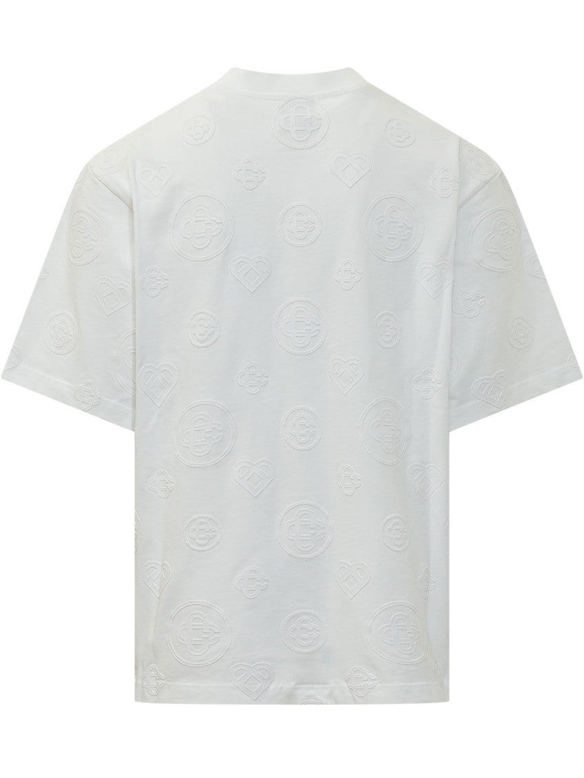 White Crew Neck T-Shirt 2