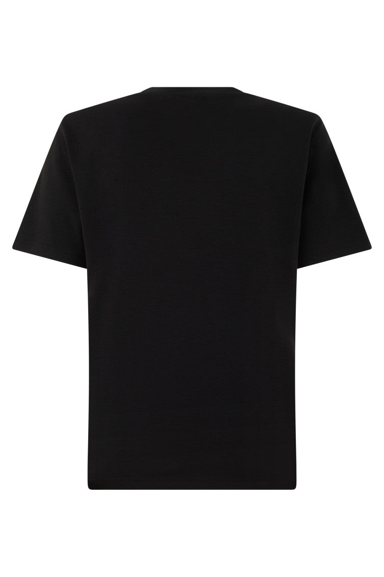 Black Crew Neck T-Shirt 2