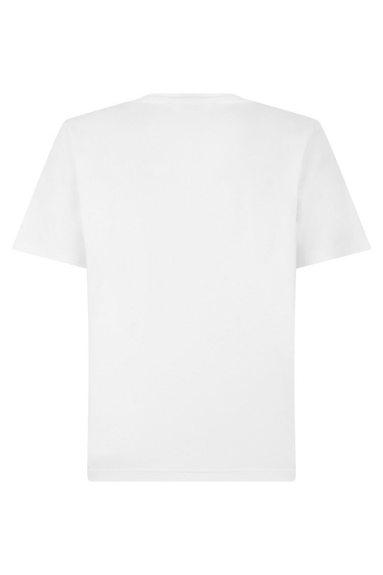 White Crew Neck T-Shirt 2