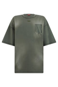Olive Crew Neck T-Shirt 1