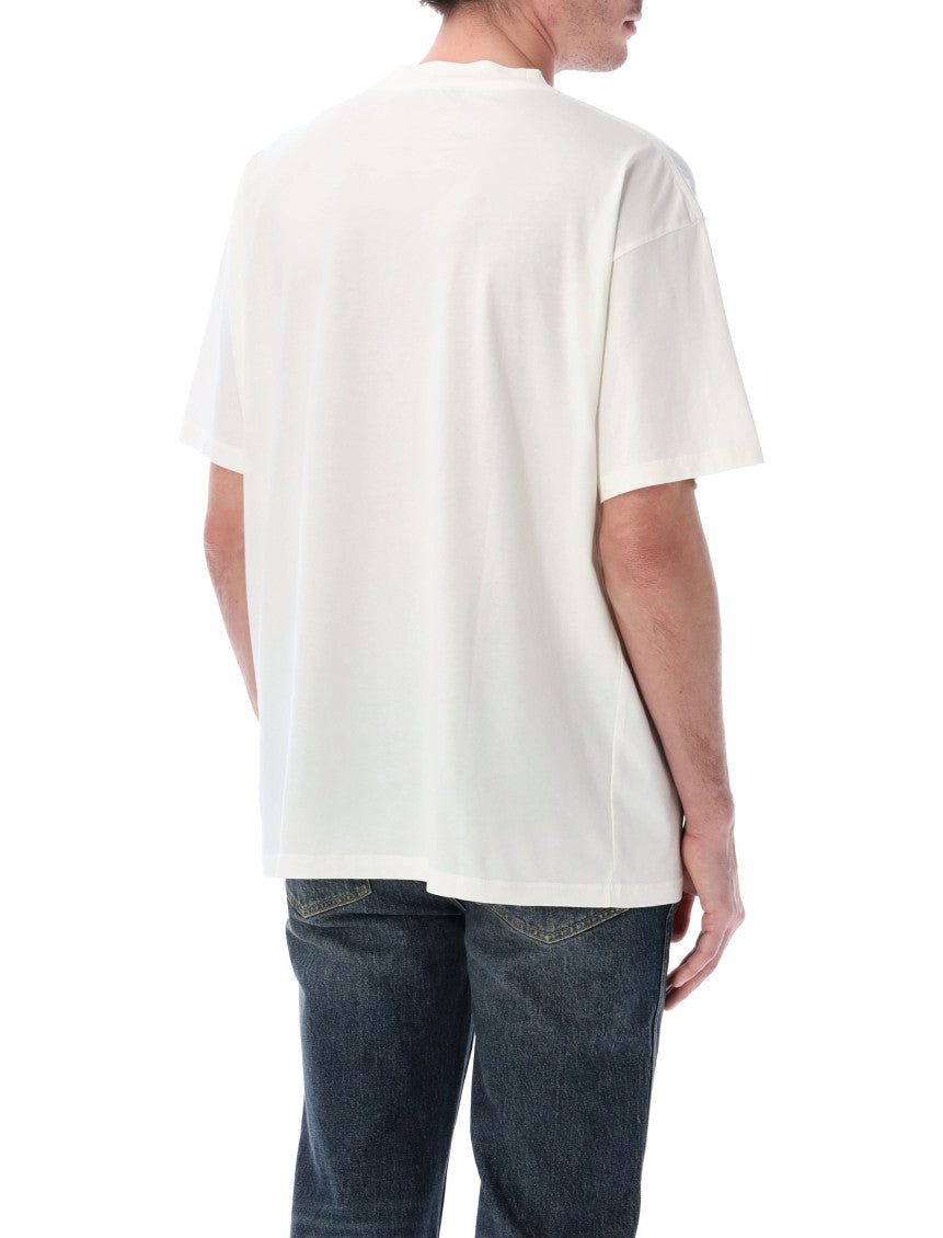 White Crew Neck T-Shirt 2