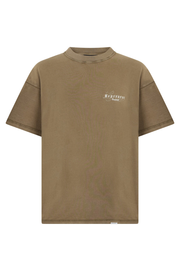 Khaki Crew Neck T-Shirt 1
