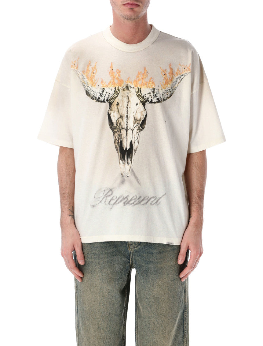 Off White Crew Neck T-Shirt 1