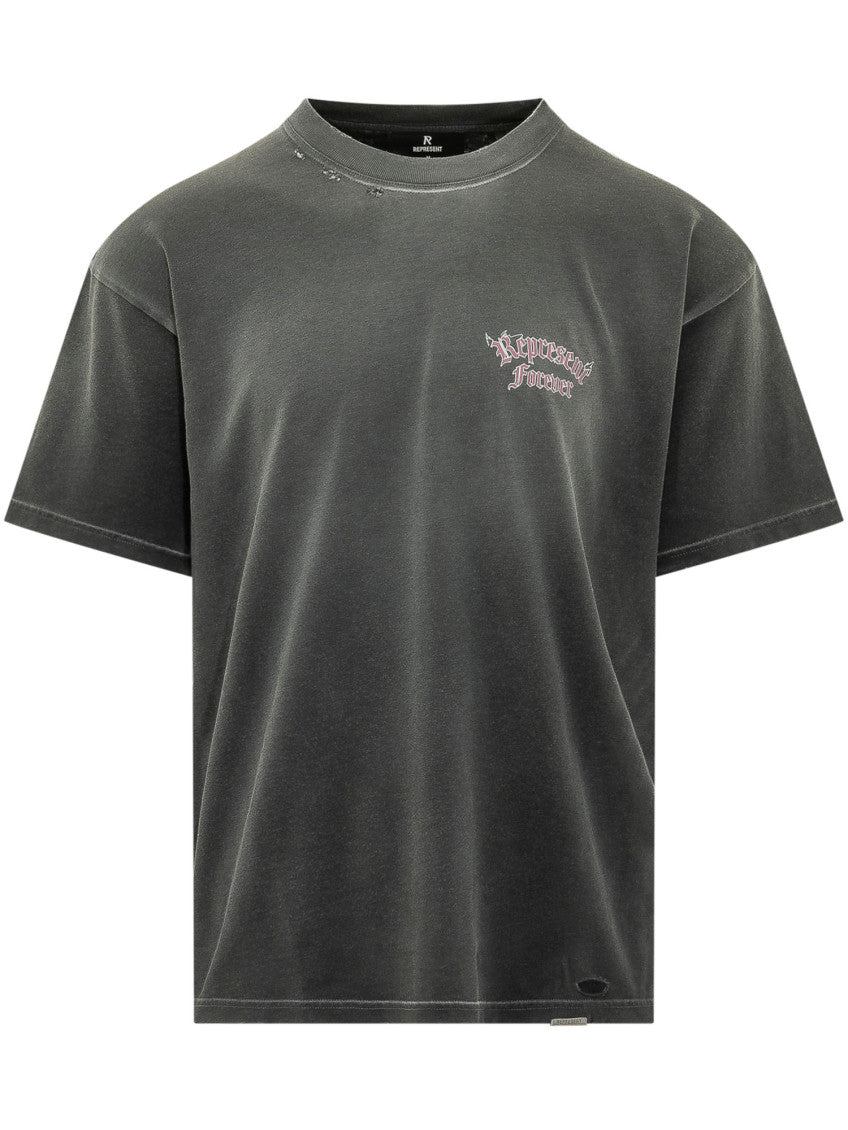 Black Crew Neck T-Shirt 1