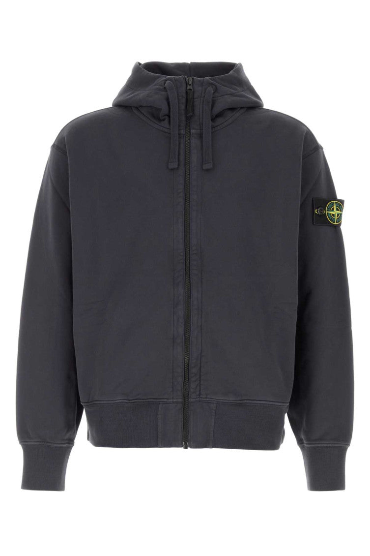 Dark Navy Zip Up Hoodie 1
