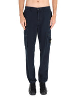 Navy Blue Slim Cargo Pants 1