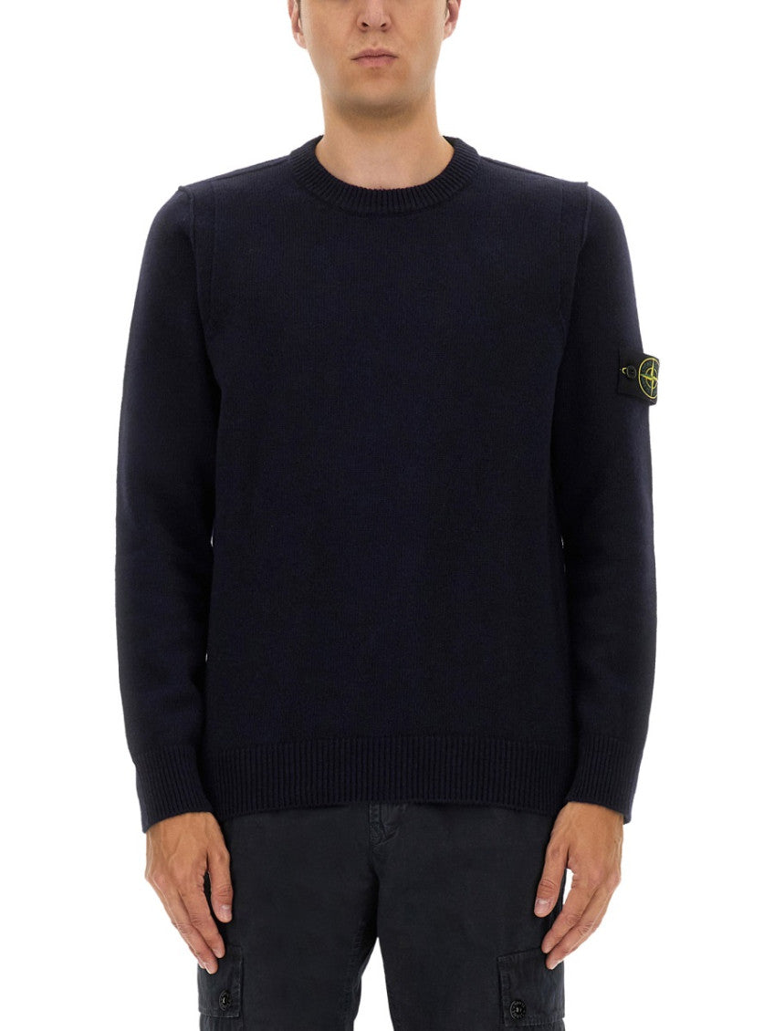 Dark Navy Crew Neck Sweater 1