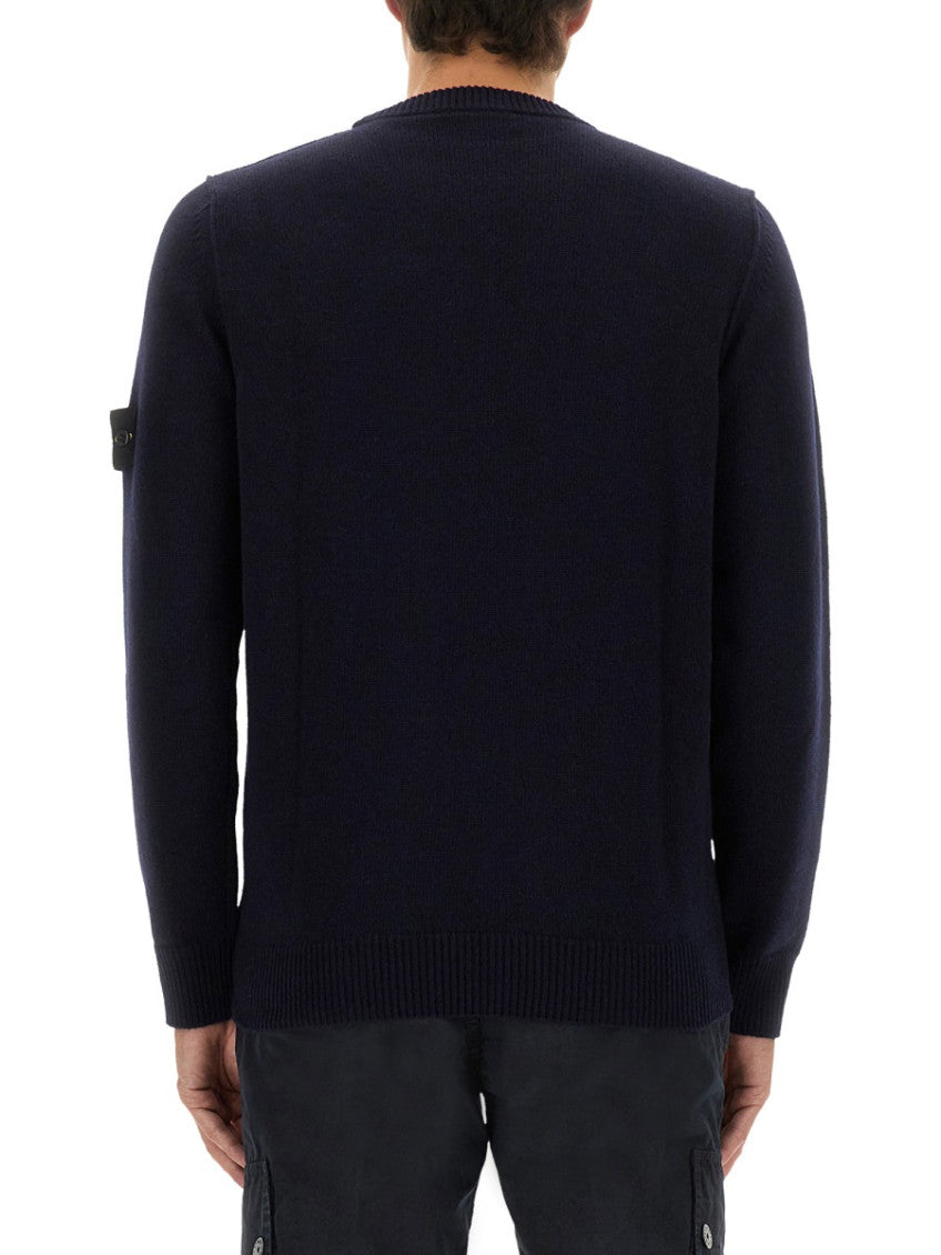 Dark Navy Crew Neck Sweater 2