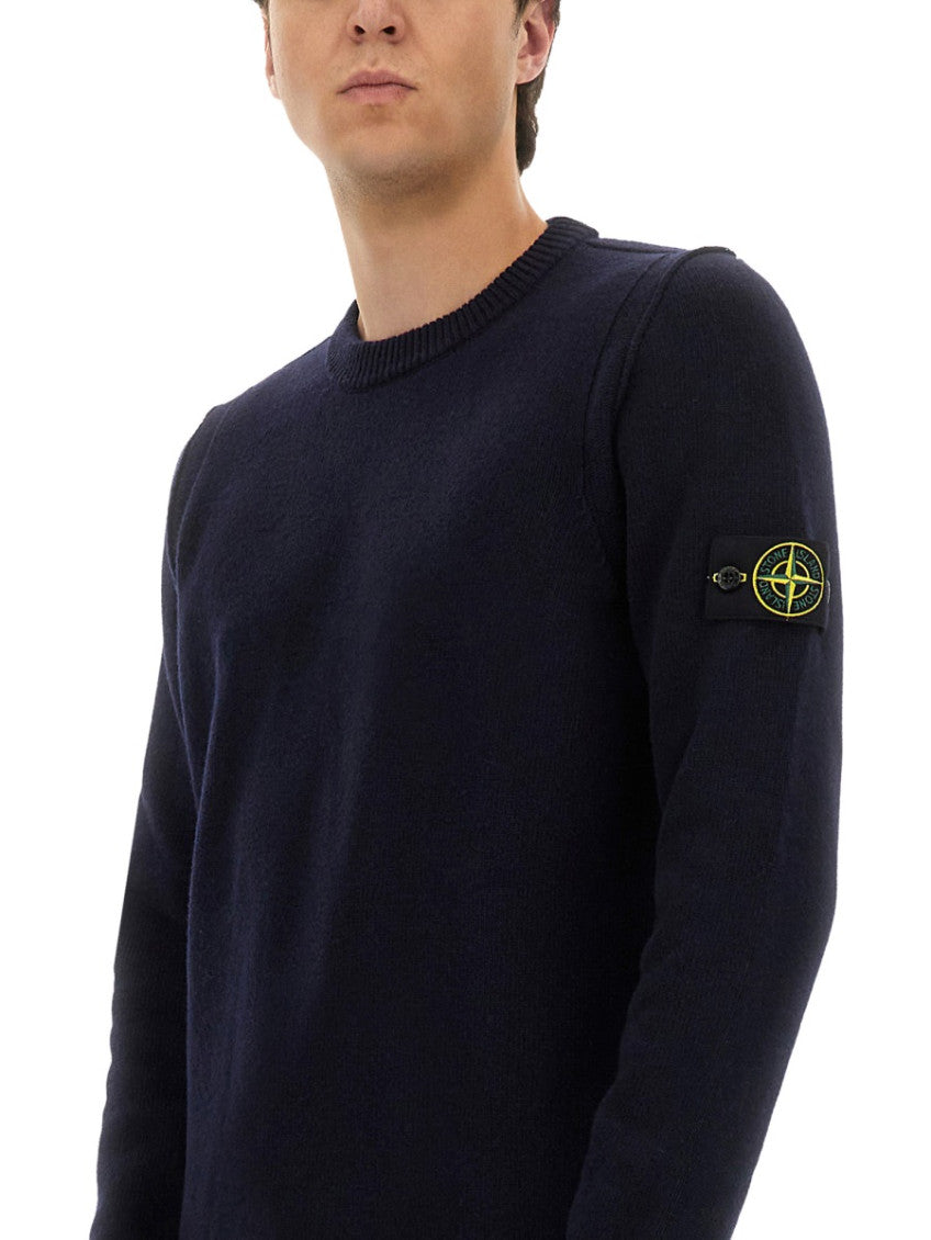 Dark Navy Crew Neck Sweater 4