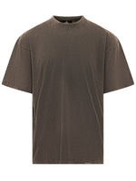 Coffee Brown Crew Neck T-Shirt 1