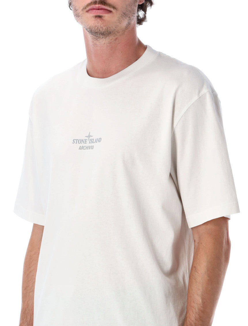 White Crew Neck T-Shirt 3