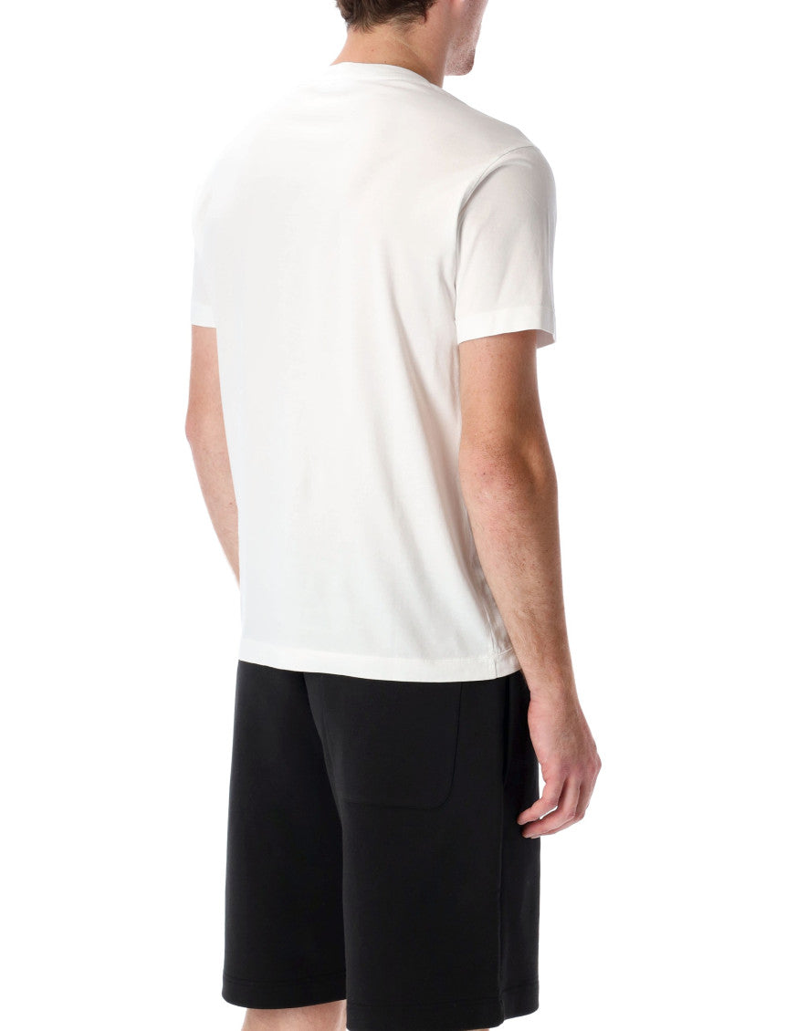 White Crew Neck T-Shirt 2