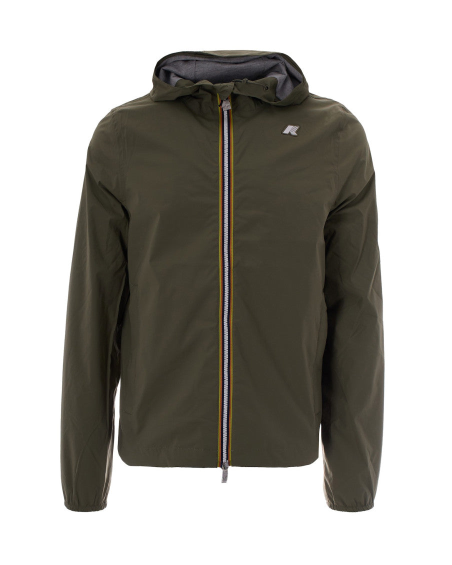 Dark Green Hood Jacket 1