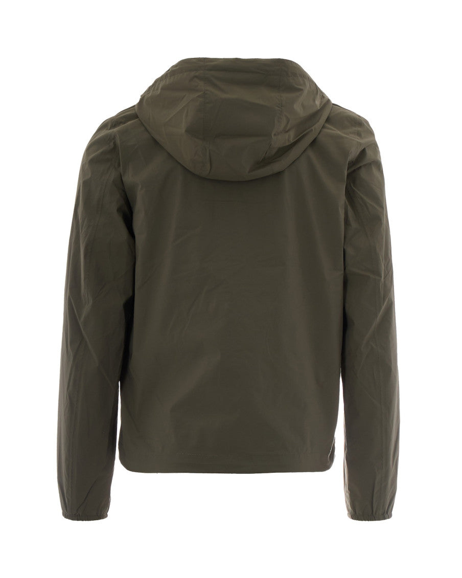 Dark Green Hood Jacket 2