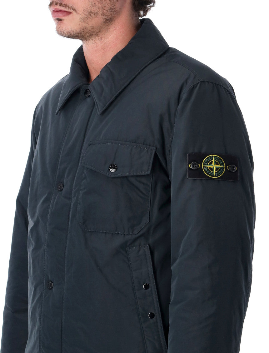 Dark Navy Shirt Collar Jacket 3