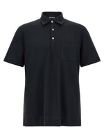 Blue Shirt Collar Polo 1