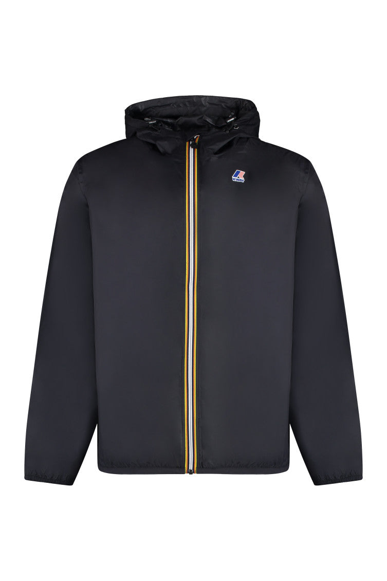 Navy Blue Hood Jacket 1