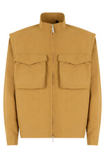 Mustard Mock Collar Jacket 1