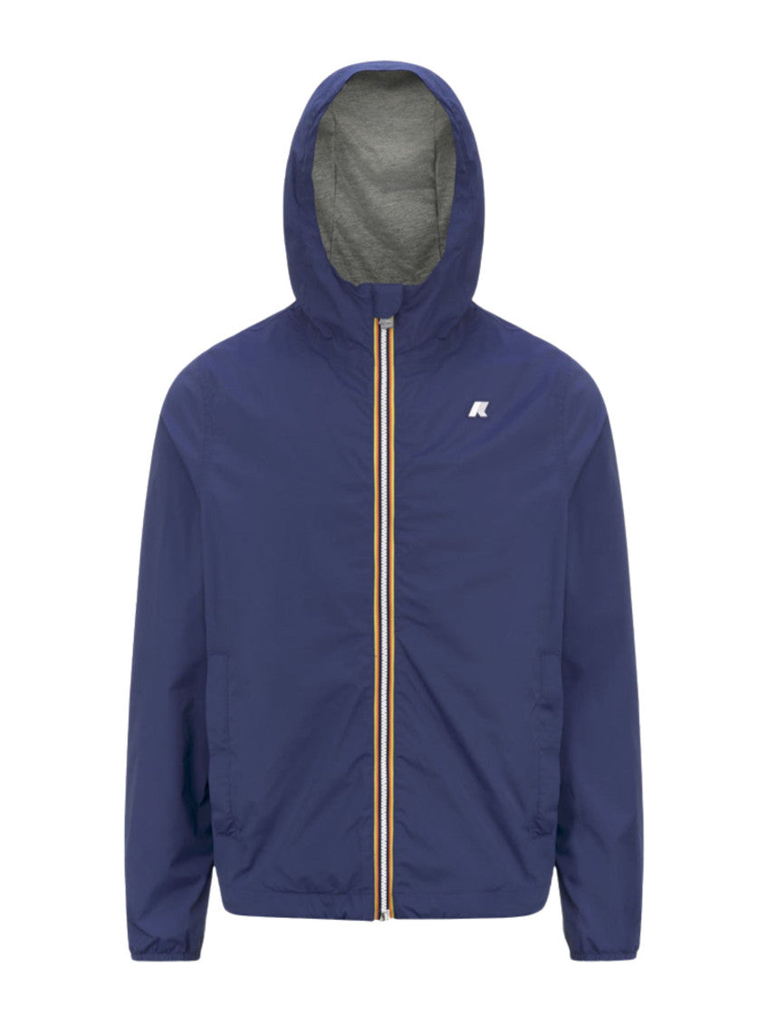 Blue Logo Hood Jacket 1
