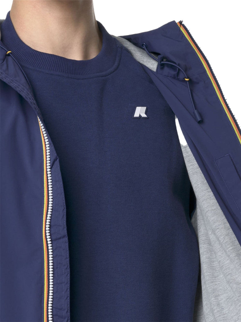 Blue Logo Hood Jacket 4