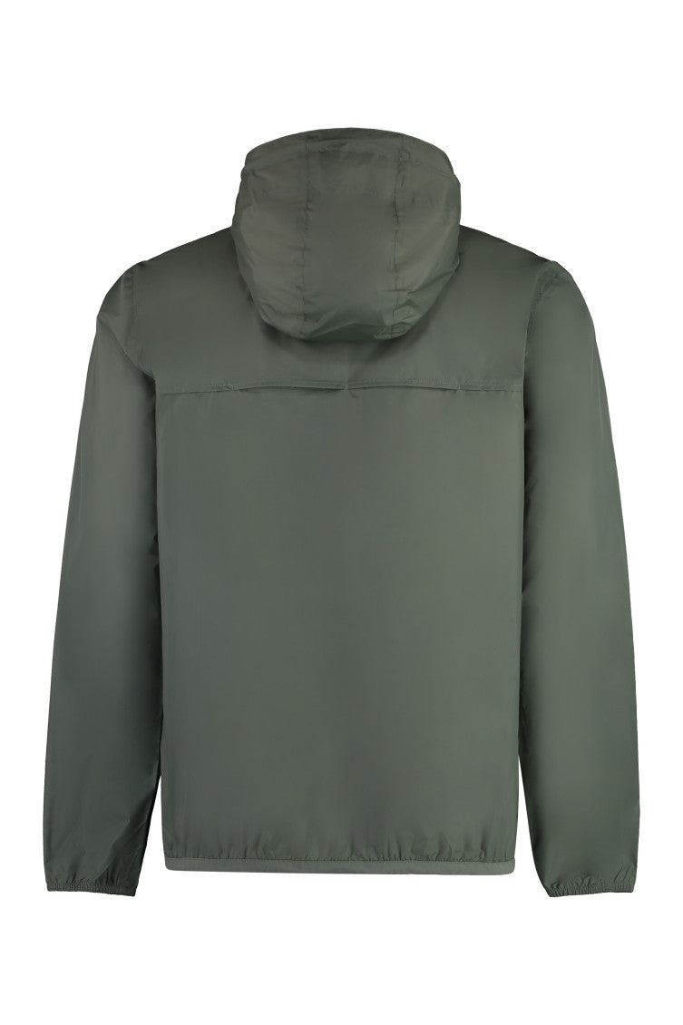 Dark Green Hood Jacket 2