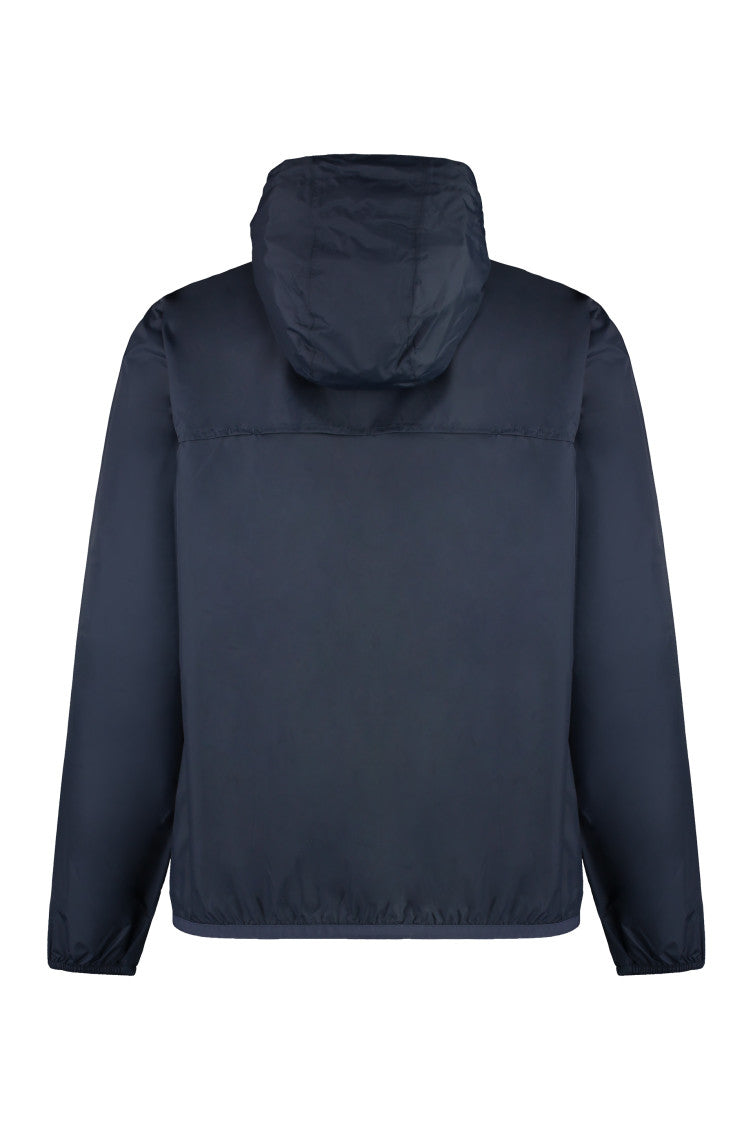 Dark Blue Hood Jacket 2