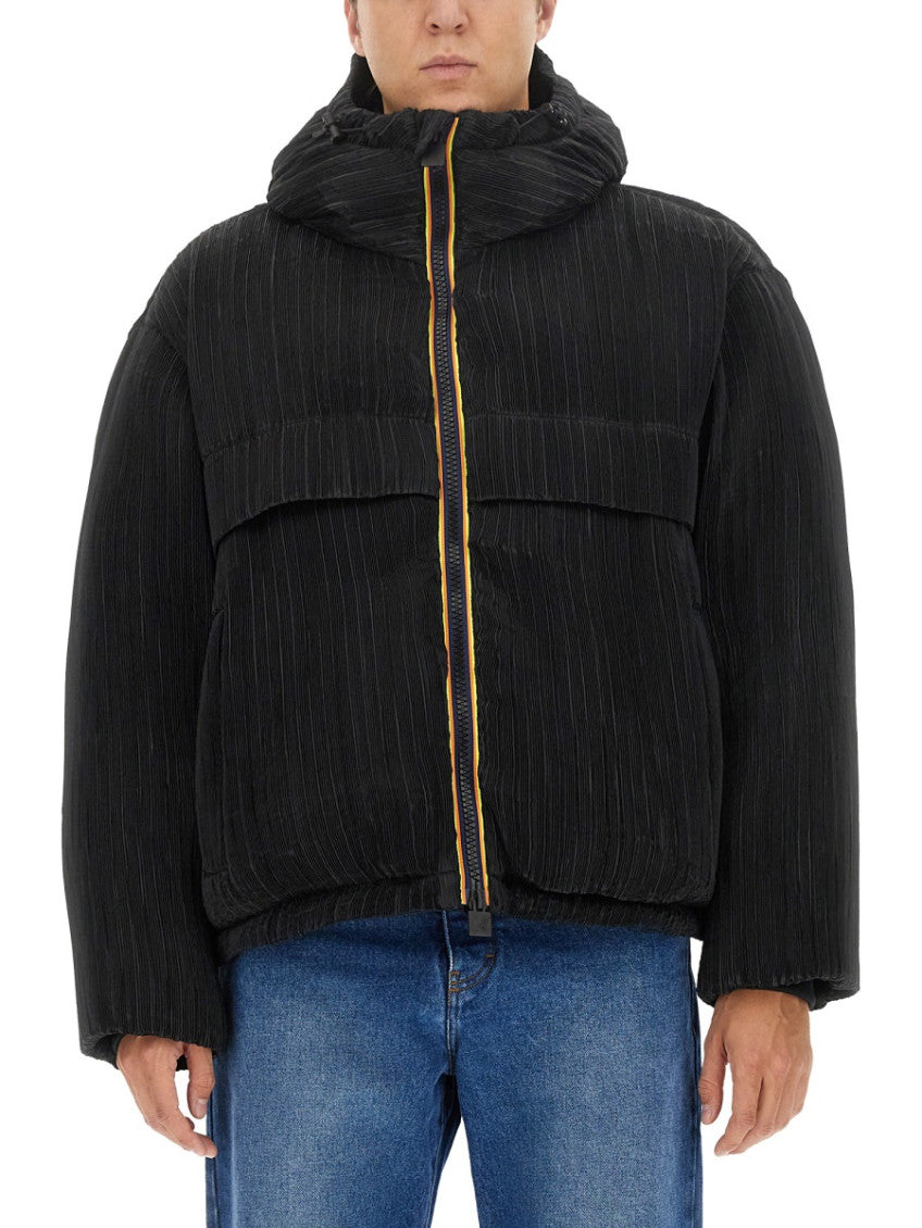 Black Textured Claudeny Jacket 1