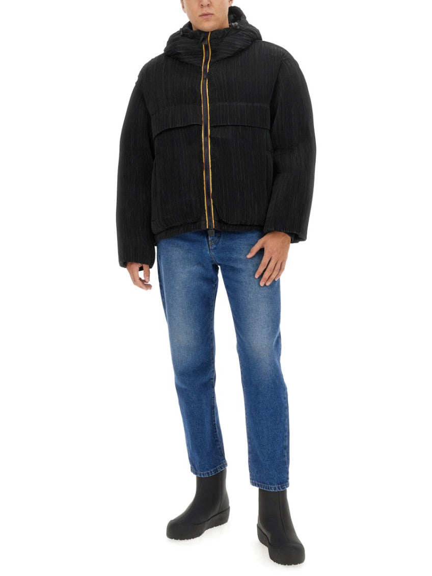 Black Textured Claudeny Jacket 2