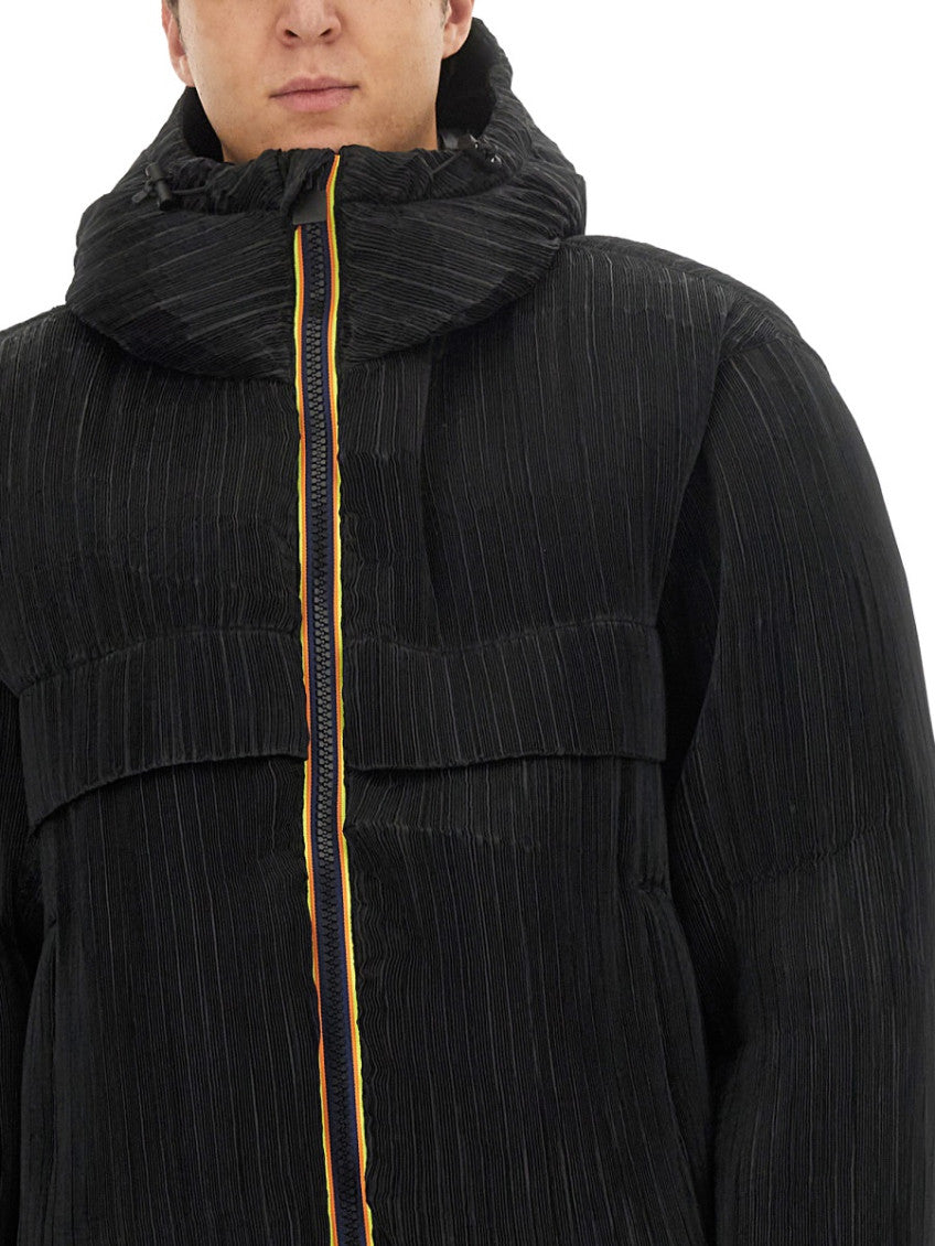 Black Textured Claudeny Jacket 4