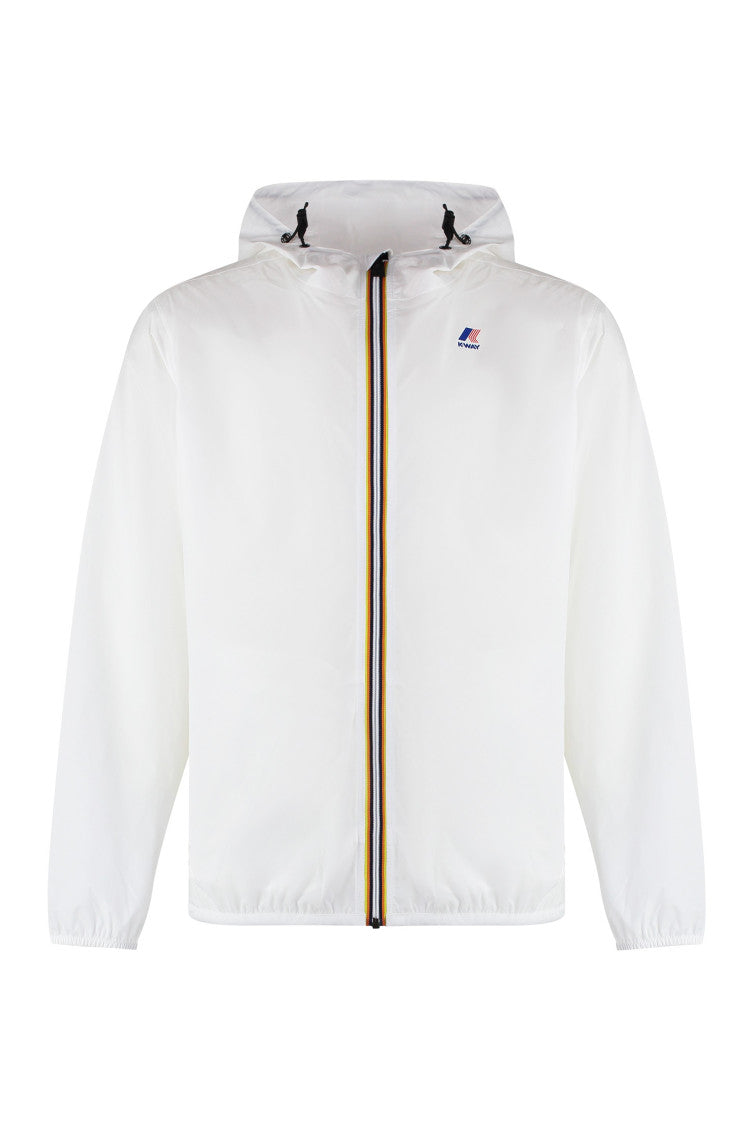 White Logo Hood Jacket 1