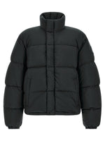 Black Quilted Puffer Jacket 1
