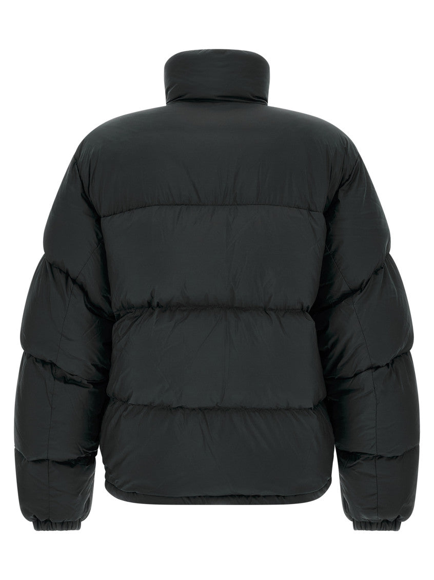 Black Quilted Puffer Jacket 2