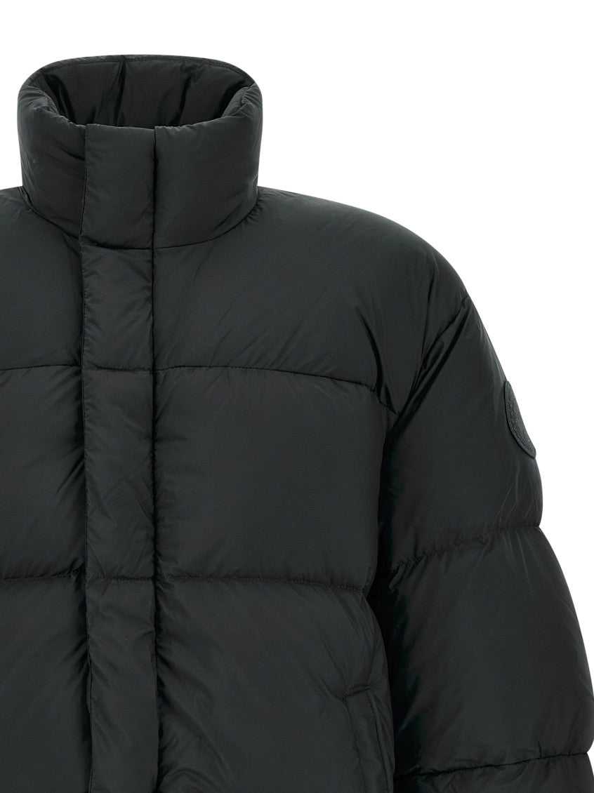 Black Quilted Puffer Jacket 3