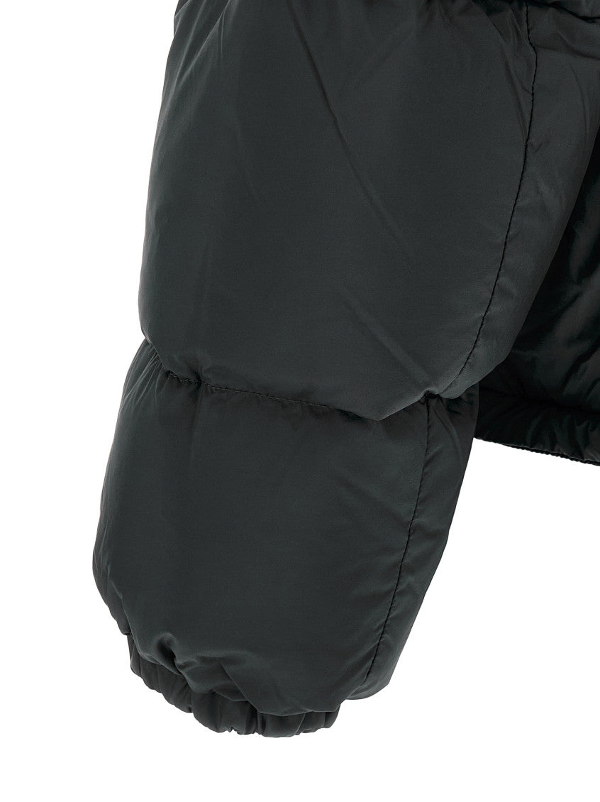 Black Quilted Puffer Jacket 4
