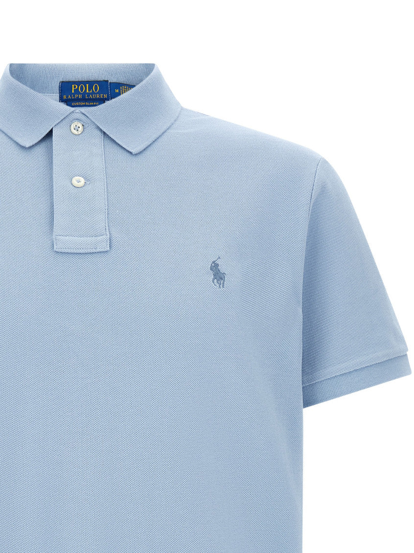 Light Blue Logo Polo 3
