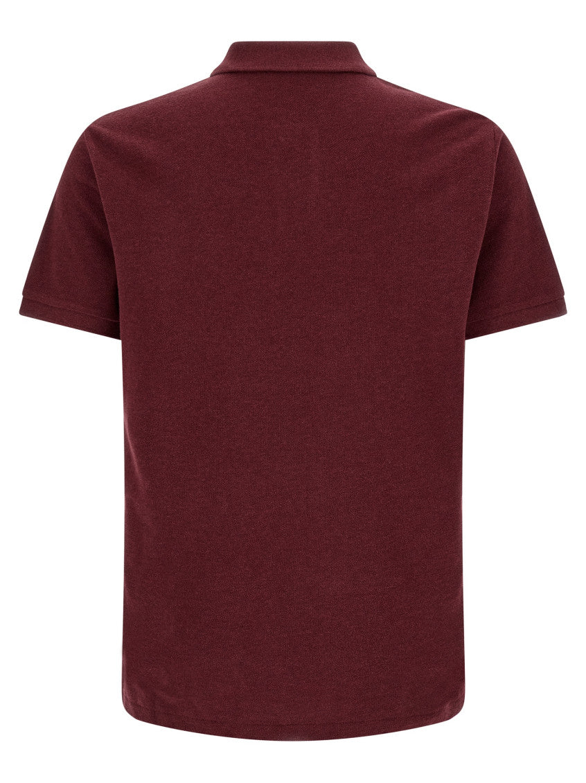 Maroon Shirt Collar Polo 2