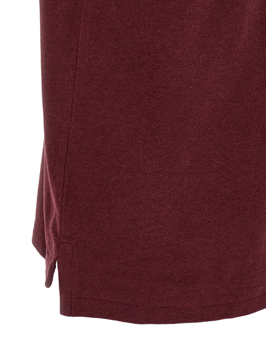Maroon Shirt Collar Polo 4