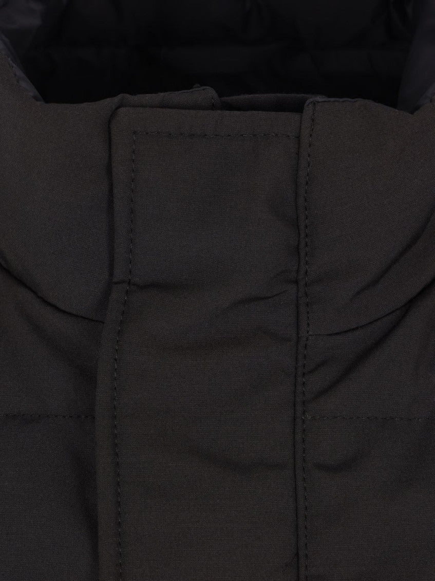 Black Logo Sleeveless Jacket 3