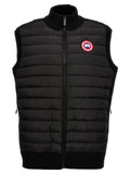 Black Quilted Logo Jacket 1