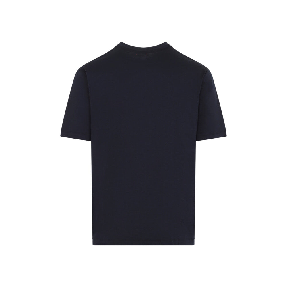 Dark Blue Crew Neck T-Shirt 2