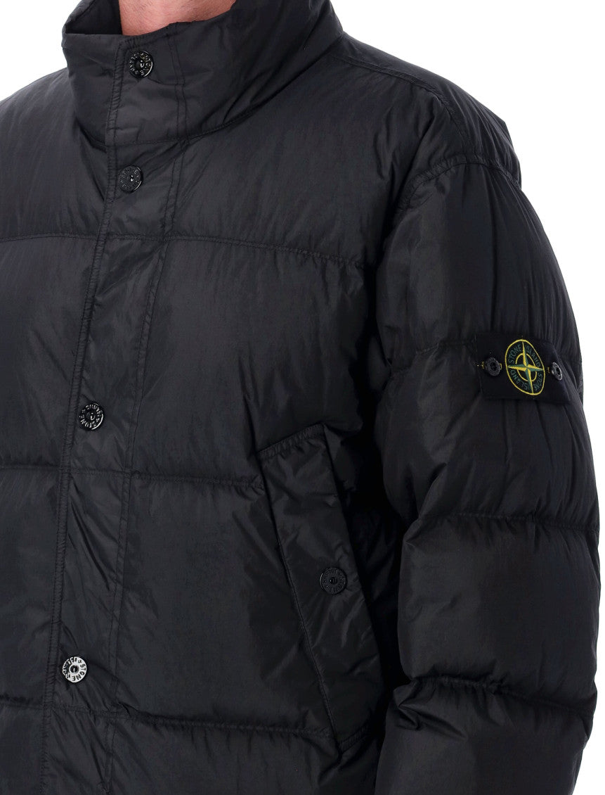 Black Quilted Puffer Jacket 3