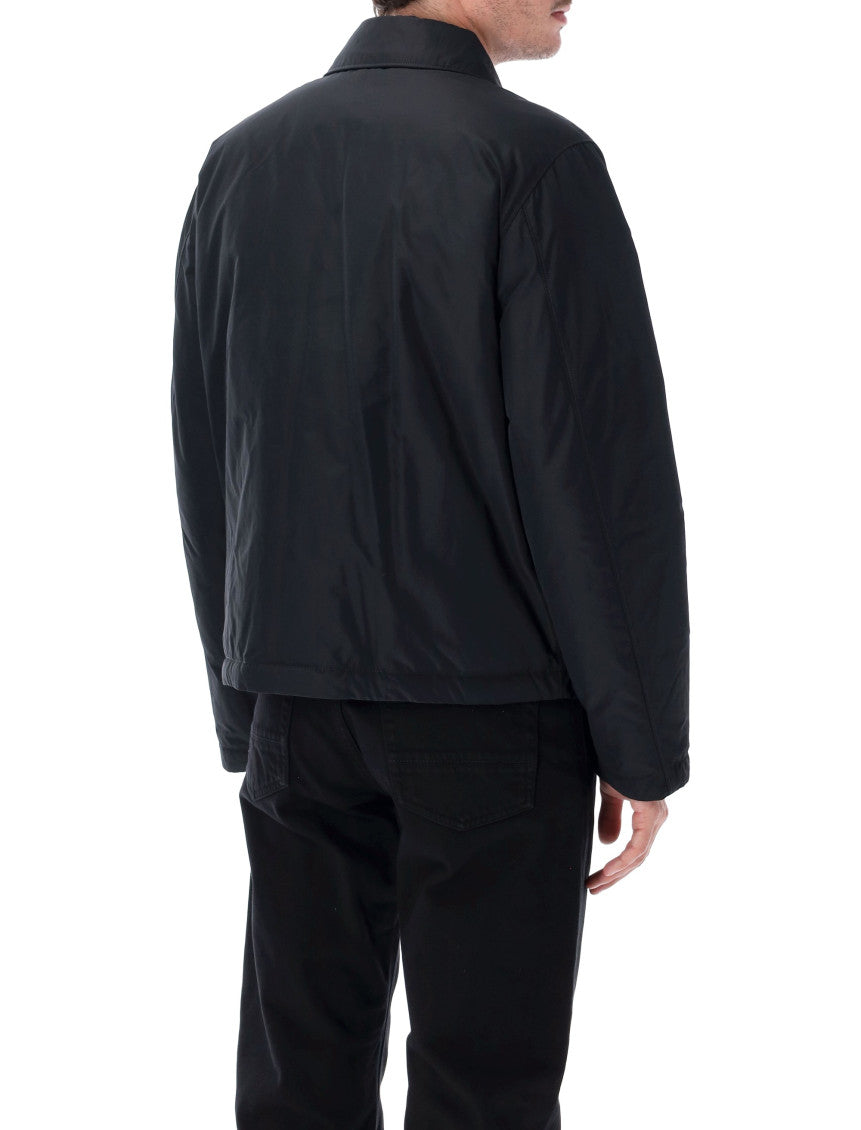 Black Shirt Collar Jacket 2