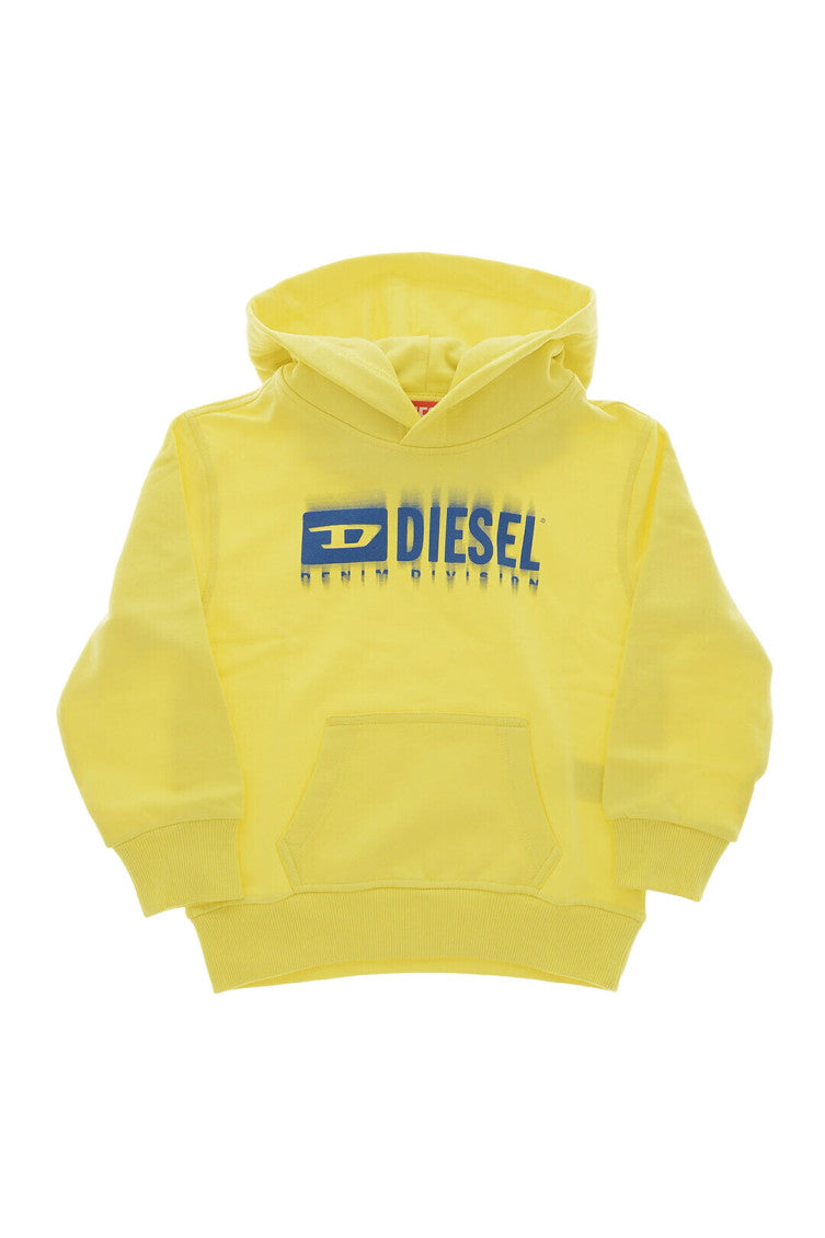 Boys Yellow Logo Hoodie 1