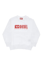 Boys White Logo Sweatshirt 1