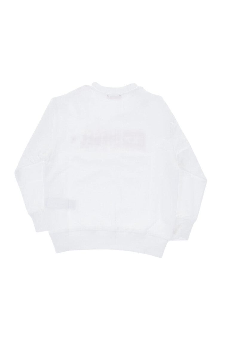 Boys White Logo Sweatshirt 2