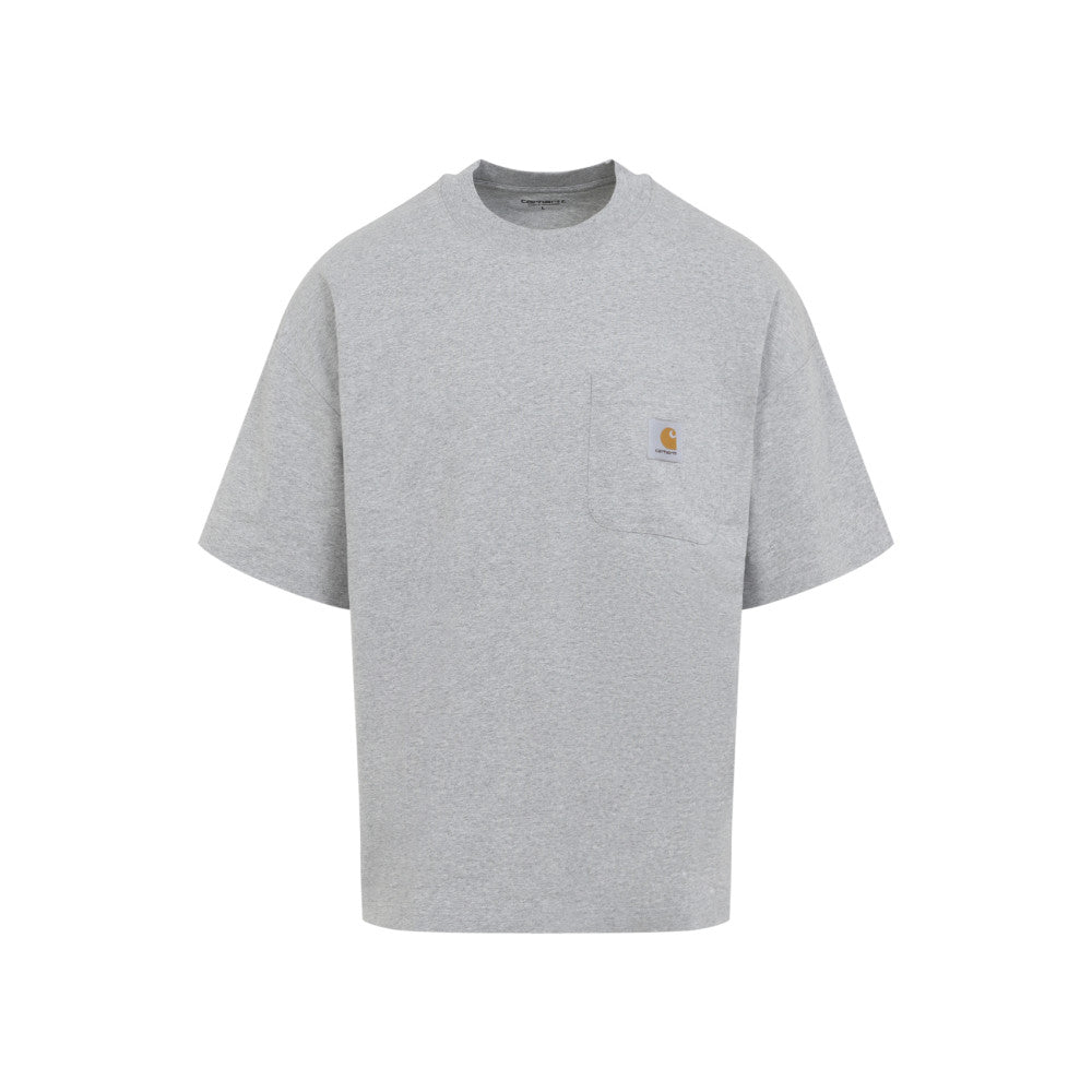 Heather Grey Crew Neck T-Shirt 1
