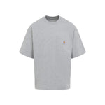 Heather Grey Crew Neck T-Shirt 1