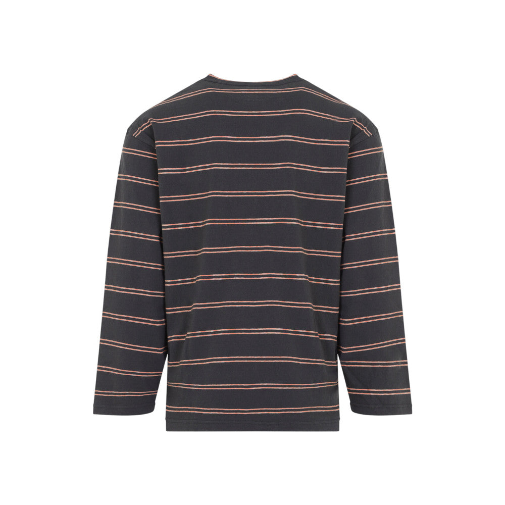 Dark Grey Stripes T-Shirt 2