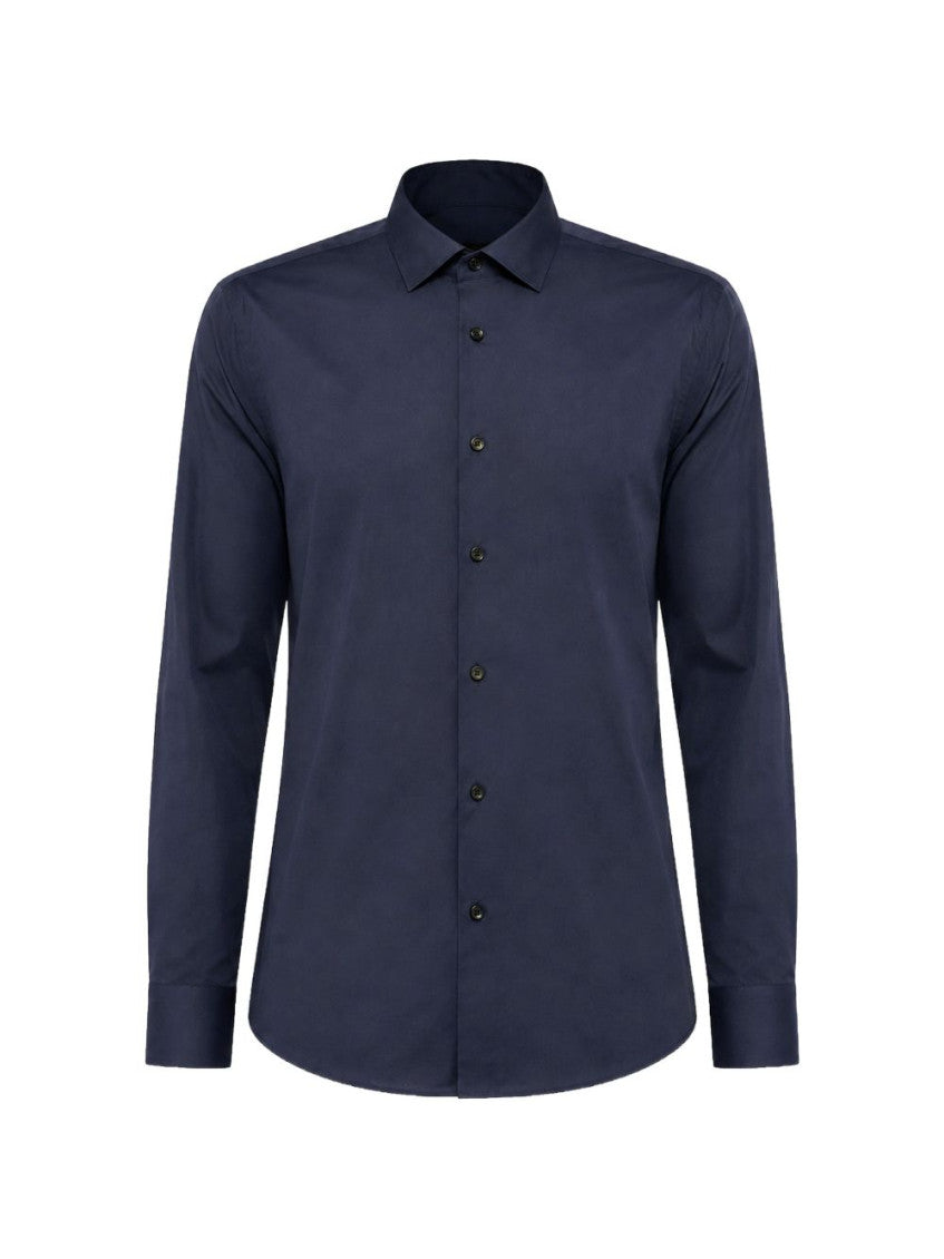 Dark Blue Slim Shirt 1