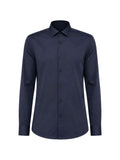 Dark Blue Slim Shirt 1